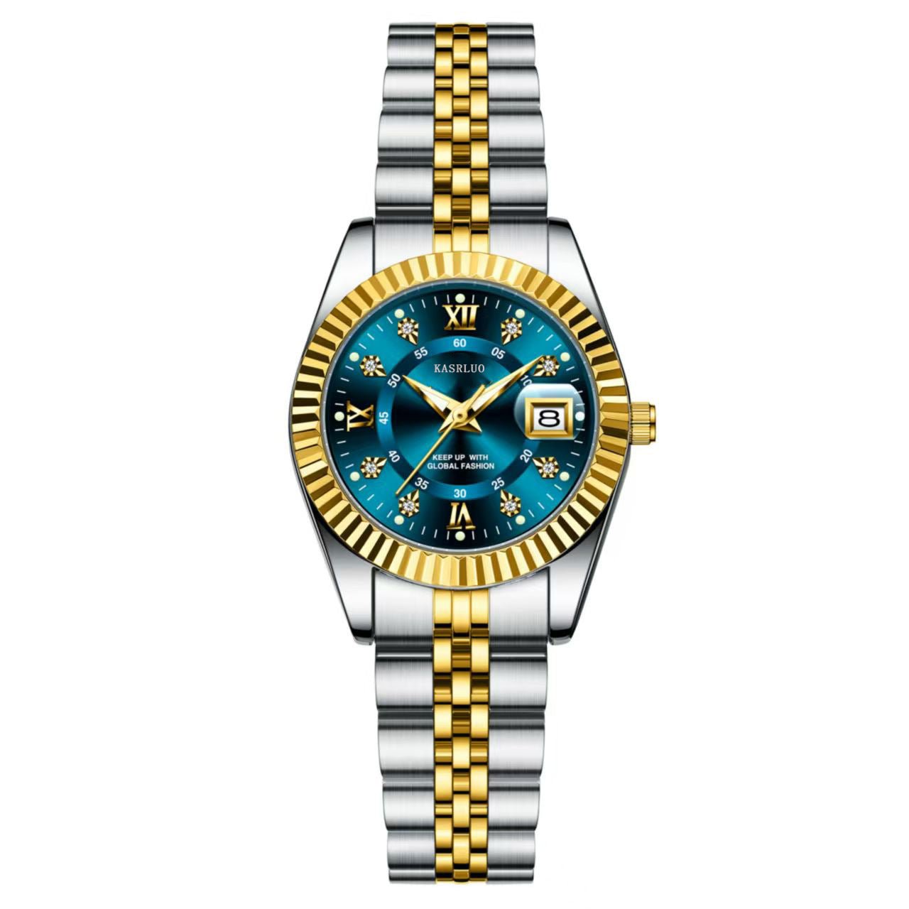 Women's Casual Quartz Watch - Luminous Stainless Steel Gold - Avolis.store