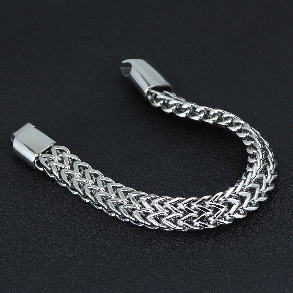 Men's Titanium Steel Bracelet - Lightweight Chain Jewelry - Avolis.store