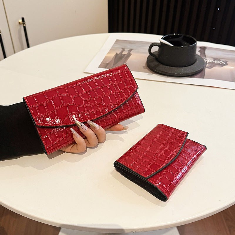 Women's Long Wallet - Leather Clutch Card Holder - Avolis.store